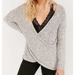 Gorgeous wrap sweater from Urban Outfitters!